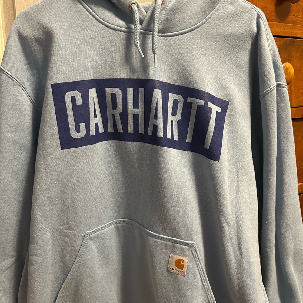 Carhartt Men's Blue Hoodie Sweater